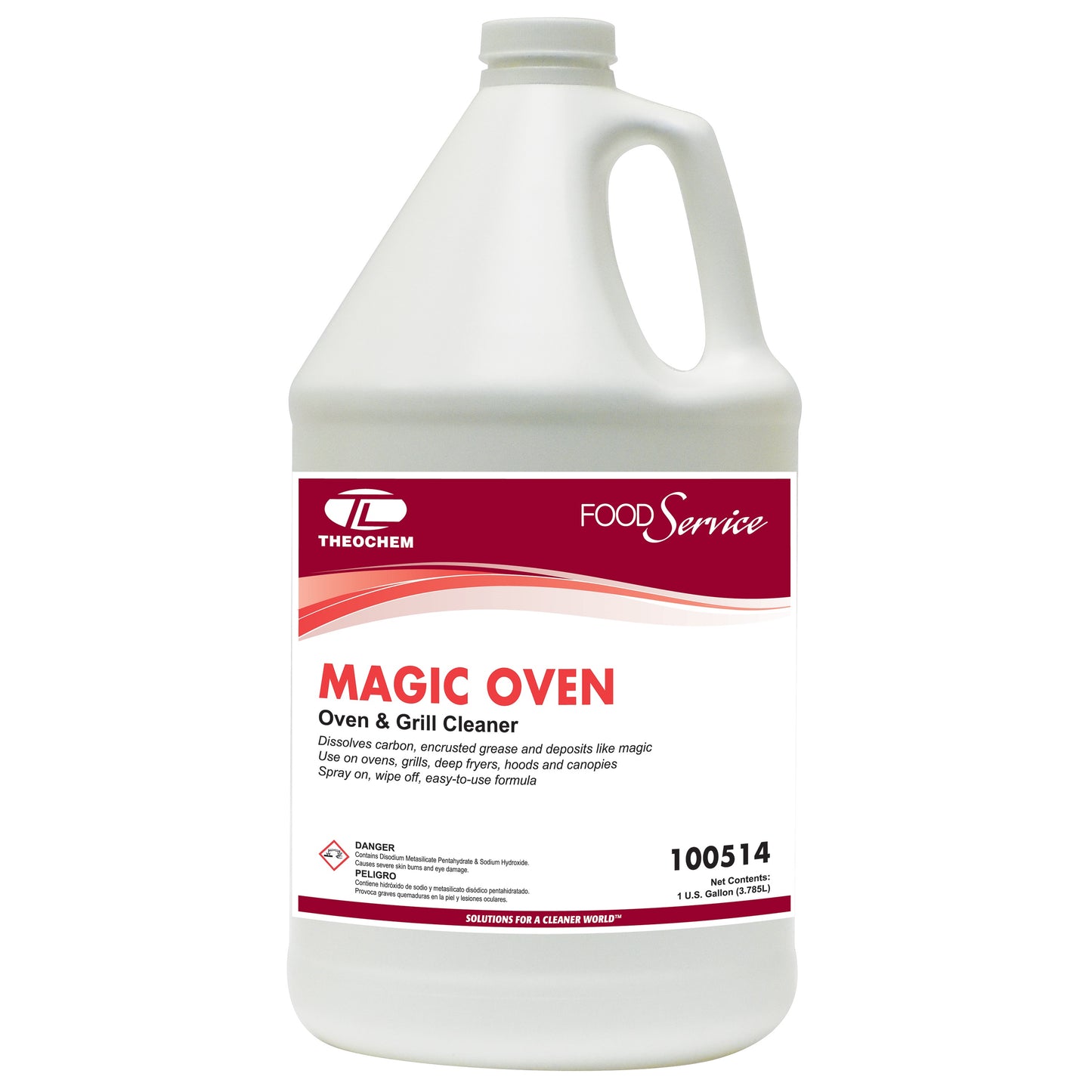 Magic Oven: oven and grill cleaner.  Spray on wipe off, 4-1gal/cs