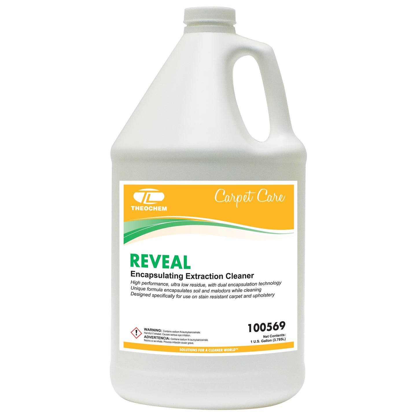 Reveal Extraction: high performance, low residue encapsulating formula extraction cleaner, 4-1gal/cs