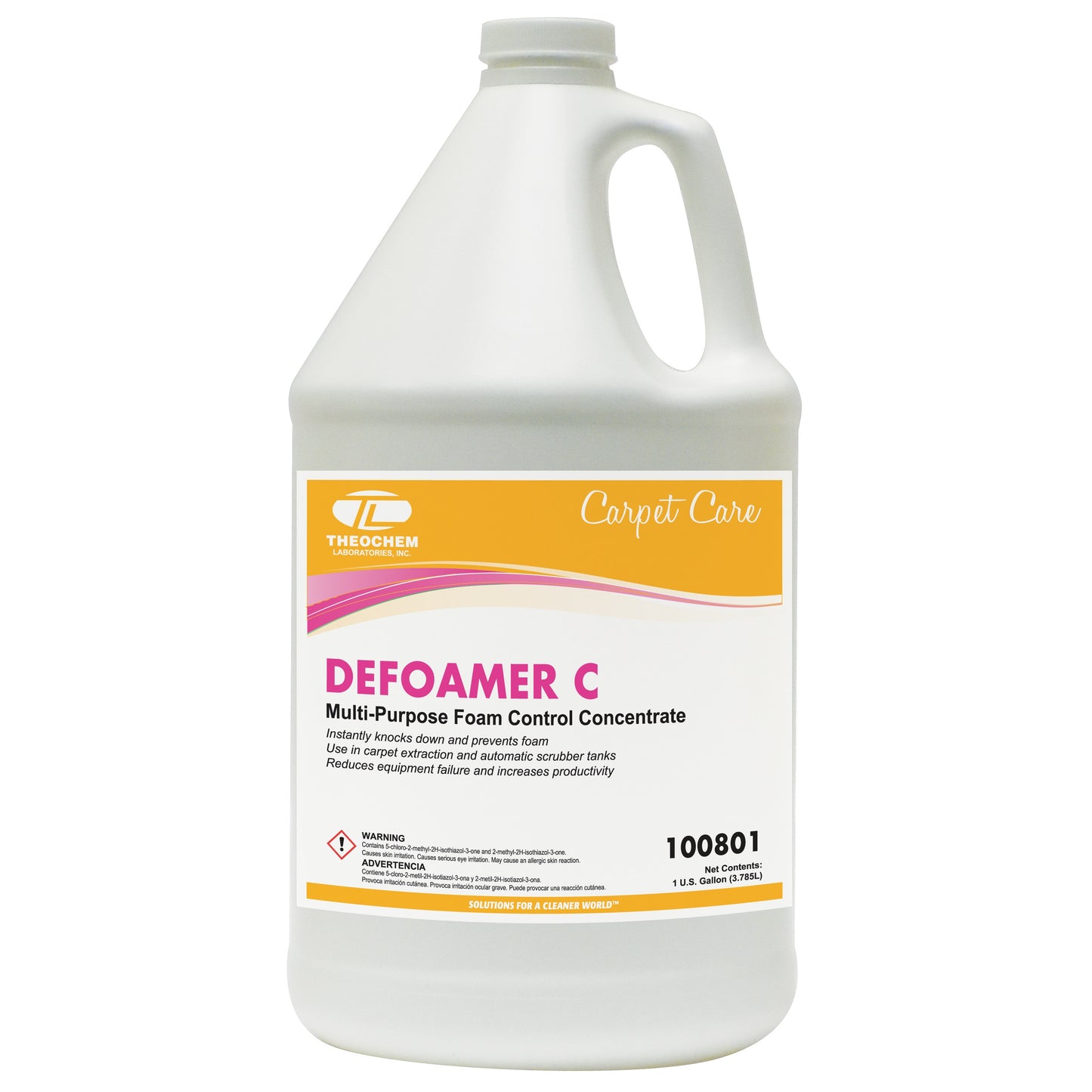 Defoamer C: Multi Purpose foam control concentrate, 4-1gal/cs