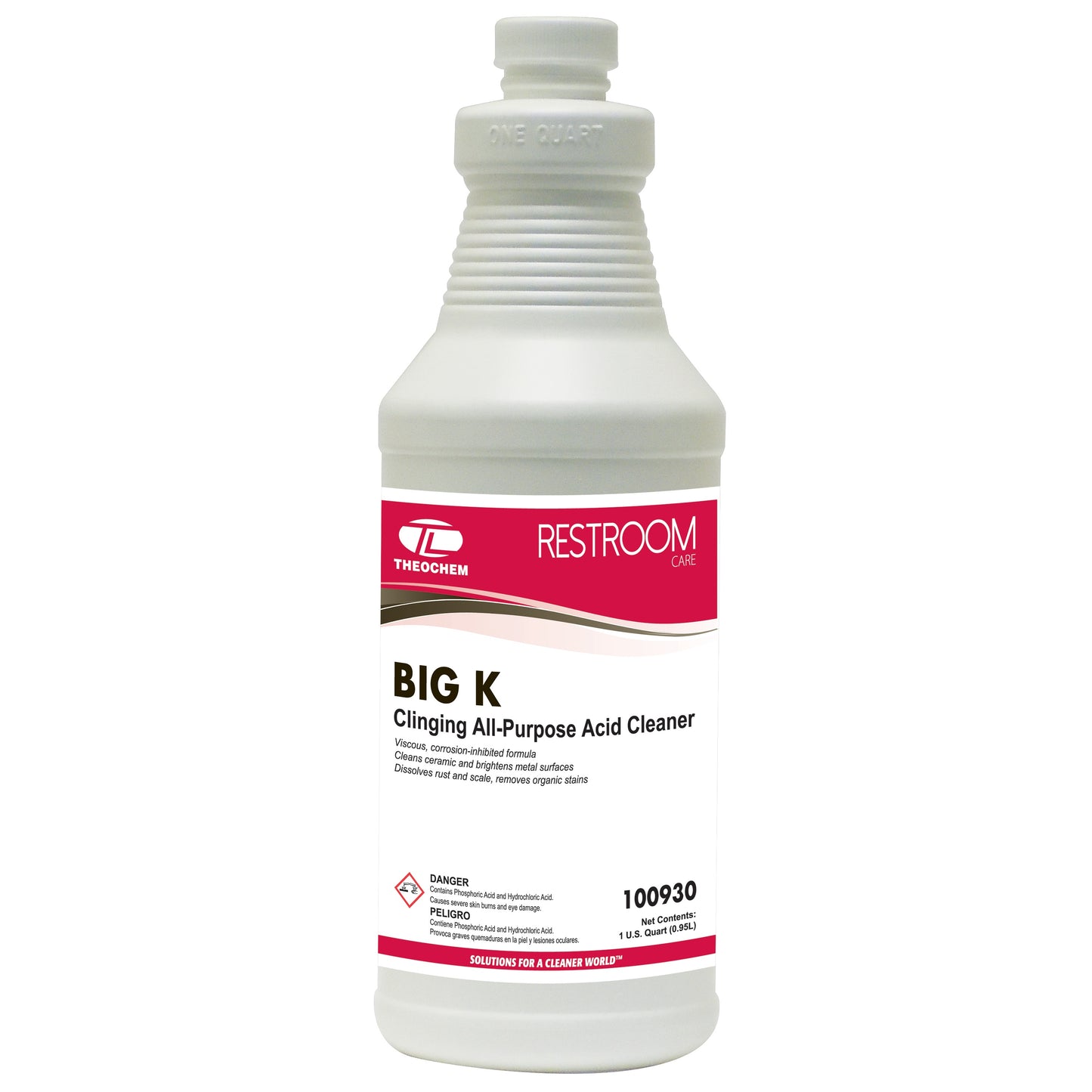 Big K: viscious, clinging acid blend cleaner for ceramic and metal surfaces, 12-1qt/cs