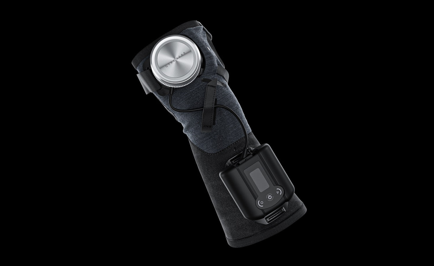 GyroGlove Left Small with dual battery pack and dual harness. Includes on year warranty covering the Gyroscope, battery, and harness. Warranty excludes abuse (e.g. dropping or electrical shock)